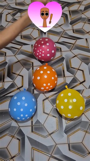 bursting red orange yellow blue water balloon orbeez brainrot italian