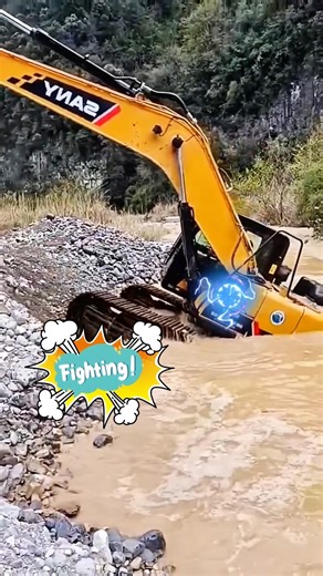 Cố lên, cố lên nào máy xúc ơi??? #mayxuc #excavator #máyxúc