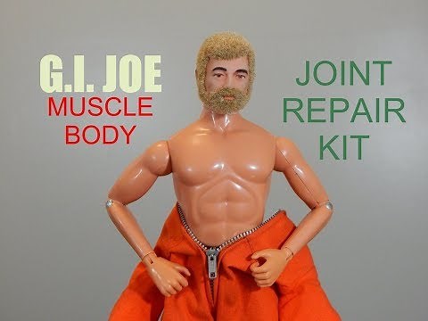 Vintage GI JOE: Muscle Body Repair Kit Install