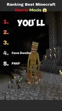 Ranking The Scariest Minecraft Horror Mods #minecraft #horror #shorts