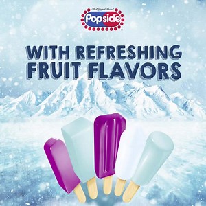 Popsicle Disney Frozen II Berry Cherry and Raspberry Mini Popsicles Ice Pops, 0.5 fl oz, 18 Count