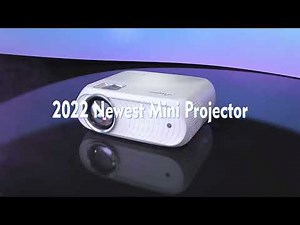 Mini Projector | ELEPHAS Phone Projector | Multimedia Home Theater Movie Projector,
