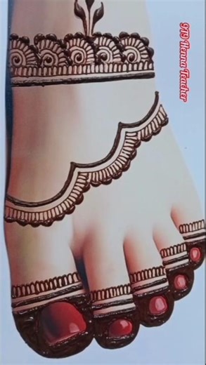 Feet Mehndi Design| Mehandi Ka Design #ytshorts #tre #shorts