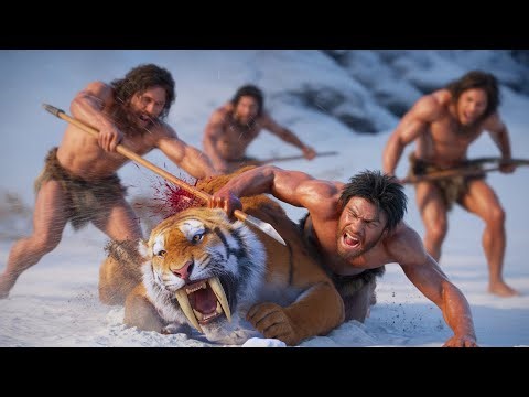 Saber-Toothed Tiger and the Arduous Survival of the First Humans | Life Millions of Years Ago
