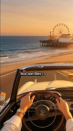 Tiny Dancer ~ Elton John 1971 | Santa Monica Sunset Drive 🌅🌊 #music #70smusic