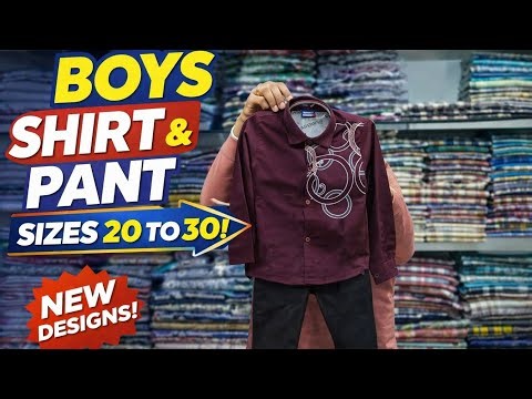 🔥 Boys Shirt Pant Set (20–30 Size) | Latest Designs Dekh Lo