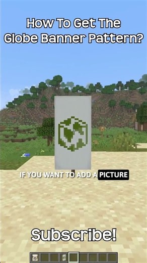 How To Get The Globe Banner Pattern? In Minecraft!