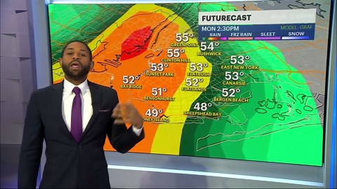 Storm watch: Heavy rain and gusty winds Monday in Brooklyn
