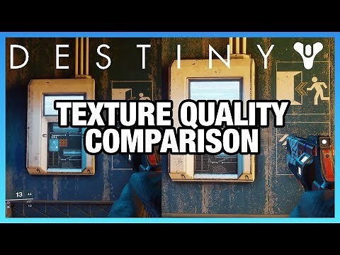 Destiny 2 Texture Graphics Quality Comparison