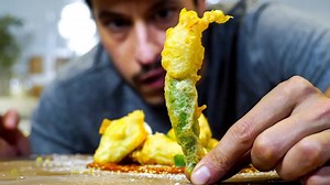 Ricotta-Stuffed Fried Squash Blossoms