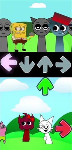 FNF Sprunki incredibox VS Patrick Star SpongeBob #Shorts