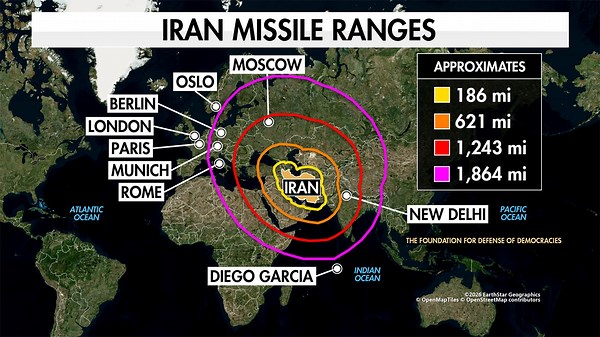Iran fires missiles toward US-UK military base