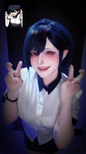 “Isn’t Karma Cute? 🖤 | Cosplay by Senyamiku | Plaything Manhwa”