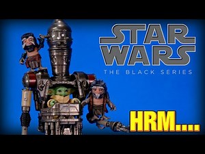 Star Wars Black Series Mandalorian IG-12 Grogu and Anzellans Action Figure Review