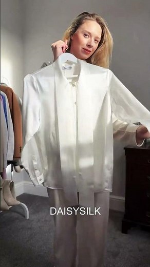 Essential Silk Bow Tie Blouse