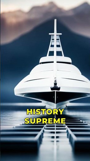 History Supreme: The World's Most Expensive Yacht Unveiled