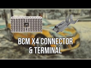 Saturn Sky BCM X4 Connector & Terminal Replacement