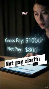 Where Did My Paycheck Go? 😳 The Truth About Gross vs Net Pay. #GrossPayVsNetPay #PaycheckExplained