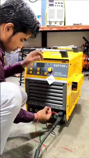 CUT 100 Plasma Cutter Set Up and USE