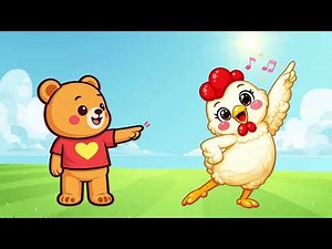 La Gallina Fa CO CO CO 🐔🥚 Canzone dei Colori per Bambini 🌈 Canzoni per bambini | Cuoricini Club