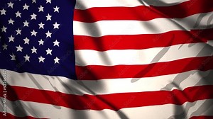 USA Government Flag Animation Video, Animation American Flag Video, Waving USA Flag Animation, 3D American Flag Animation Background, USA Flag Videos Stock Video