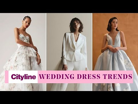 4 non-traditional wedding dress trends for 2022