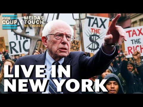 LIVE Bernie Sanders TAX THE RICH Rally in NYC
