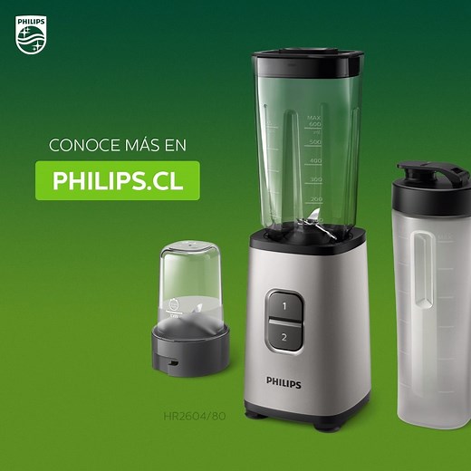 La Licuadora Philips nos facilita la vida en la cocina 🤩 Puedes preparar deliciosos Smothies, batidos, salsas y cócteles para darle más sabor a tus comidas favoritas. Consigue la tuya en Philips.cl y comienza a disfrutar las mejores preparaciones ✨ | Philips