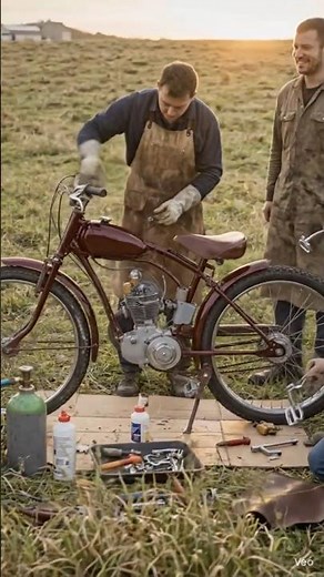Old Motor Bicycle Restoration | Amazing Transformation