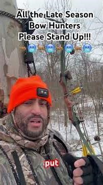 Late Season Bow Hunting #hunting #tradbow #fredbear #archery #bowhunting #bowhunt
