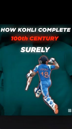 how Virat complete hundred century | virat kohli 100th century 😱 #shorts #cricket