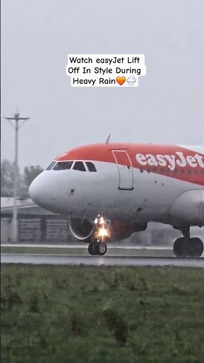EasyJet Airbus A319 Takeoff From Amsterdam To London 🇳🇱✈️🇬🇧