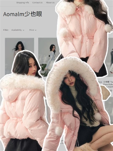 Soft Blush Down Jacket for Stylish Winter Looks