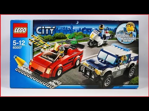 Lego 60007 City High Speed Chase Speed Build Review