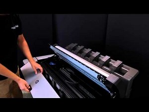 Clearing a Paper Jam - HP T3500 (How to)
