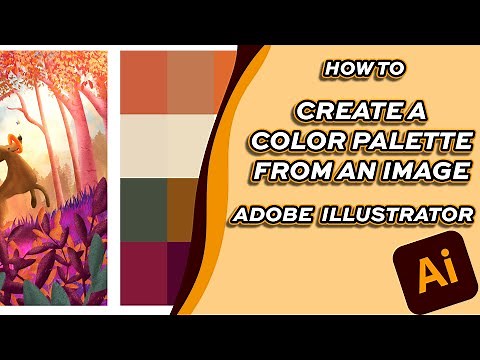 How to Create a Color Palette from an Image [Adobe Illustrator]