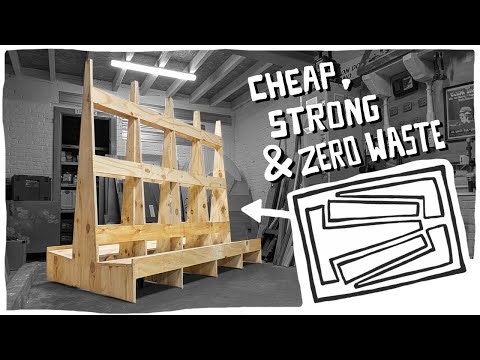 DIY LUMBER CART_Efficient Plywood Cutting