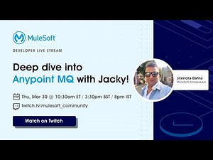 Deep dive into Anypoint MQ with Jacky! | live coding | MuleSoft | queues