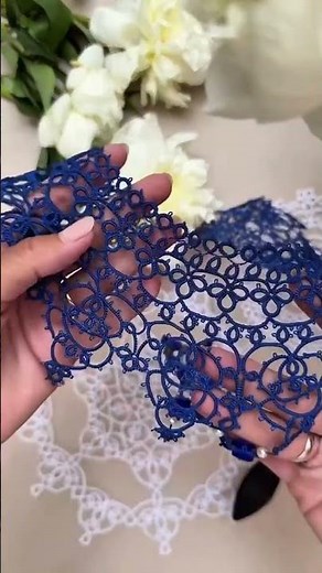 #tattingdesign #weaving #tatting #frivolite