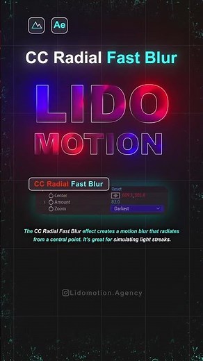 Create Stunning Light Rays with CC Radial Fast Blur | After Effects Tutorial #motiondesigntutorial
