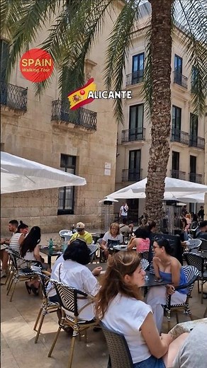 📍ALICANTE, Costa Blanca 🇪🇦 Spain’s Mediterranean Paradise 😍 City and Beach Walking Tour #travel #4k