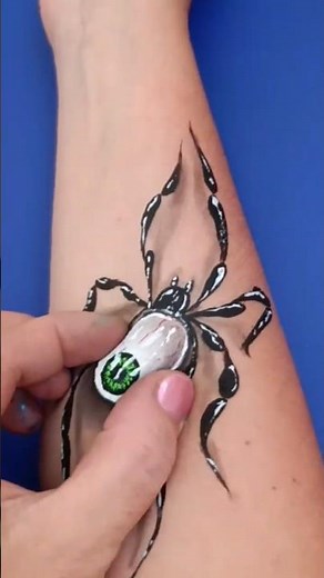 Happy Halloween 🕷️ Special Spider Face Painting Inspiration