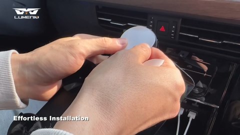 LUMENIX LED Emergency Dash Strobe Lights Bar w/Controller Front Windshield Visor Deck Safety Warning Flashing Traffic Caution Hazard Light for Construction Vehicles Work Trucks - Amber