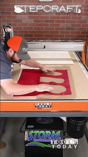 Cutting Porous Cloth with Drag Knife and Vacuum Table