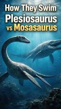 Prehistoric Planet: The Swimming Behavior of Plesiosaurus and Mosasaurus. #viral #shorts #fyp