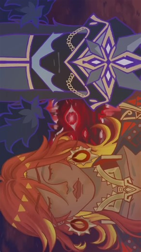 Is the trend over yet?💔💔 I’m still not over these two mf … #mavuika #capitano #genshinimpact #caprisun #capuika #animation #porquetevas #procreate #fyp