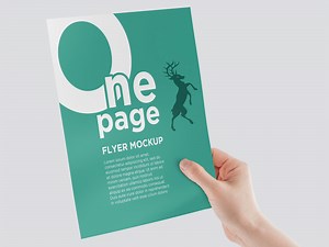 One Page Flyer Mockup | Vectogravic Design