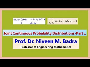 Joint Continuous Probability Distributions - Part 1