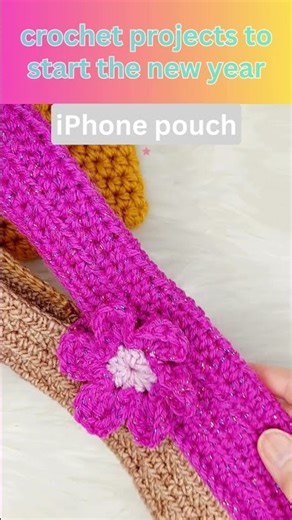 Easy scrap yarn projects - 3 Free Crochet Patterns, coin or credit card wallet, iPhone bag, belt bag