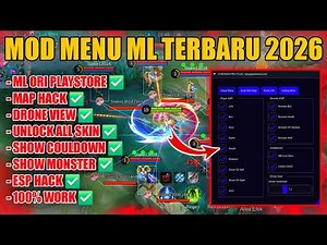 MOD MENU ML TERBARU 2026 ANTI BANNED – CHEAT MAP HACK MOBILE LEGENDS UNLOCK ALL SKIN GRATIS